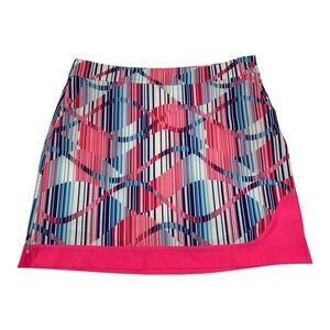 EP Pro Women's Size 16 Tennis Golf Pickleball skort stretch zip geometric‎ ECU